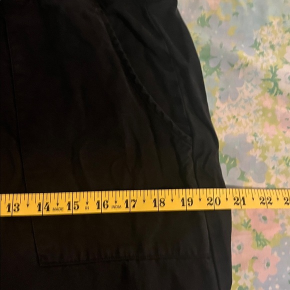 Back‎ Beat Rags Co | Black Tencel Paperbag Wide Leg Easy Pants Medium Silky - Picture 10 of 12